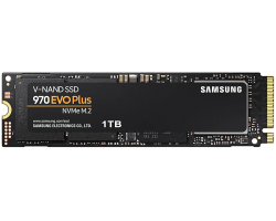 Samsung 970 EVO Plus 1TB NVMe PCIe M.2 2280 SSD, R/W: 3500/3300 MB/s (MZ-V7S1T0BW)