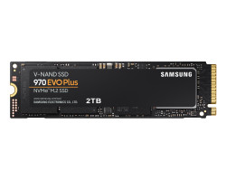 Samsung 970 EVO Plus 2TB NVMe PCIe M.2 2280 SSD, R/W: 3500/3300Mb/s (MZ-V7S2T0BW)