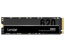 Lexar NM620 512GB M.2 NVMe PCIe SSD, Gen3, R/W: 3500/2400 MB/s, High Speed, 4 Lanes